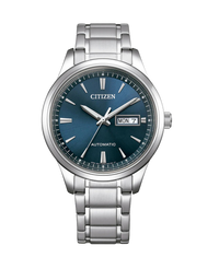 Citizen Eco-Drive NY4058-79L reloj hombre acero esfera azul 40mm