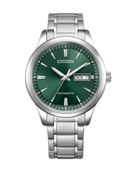 Citizen Eco-Drive NY4058-79X reloj hombre acero esfera verde 40mm