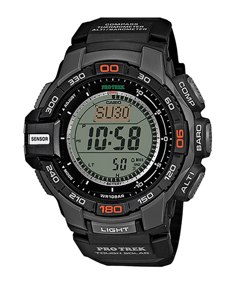 Casio Pro Trek PRG-270-1ER reloj hombre resina negro con sensores digitales