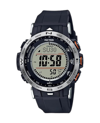 Casio Pro Trek PRW-30-1AER reloj hombre resina negro con sensores triple