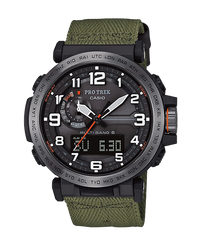 Casio Pro Trek PRW-6600YB-3ER reloj hombre resina negro con sensores triple