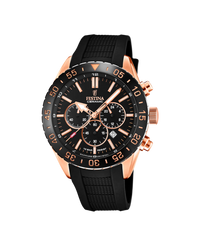 Festina F20516/2 reloj hombre cronógrafo acero inoxidable negro correa caucho