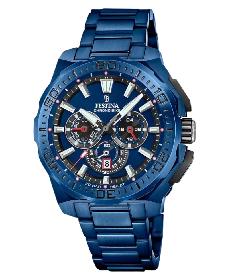 Festina Chrono Bike F20729/1 reloj hombre acero azul cronógrafo deportivo
