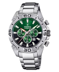 Festina Chrono Bike F20543/3 reloj hombre acero esfera verde cronógrafo deportivo