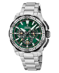Festina Chrono Bike F20724/3 reloj hombre acero cronógrafo esfera verde