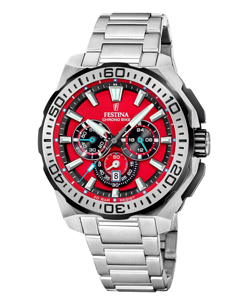 Festina Chrono Bike F20724/5 reloj hombre cronógrafo acero negro deportivo Tour de France