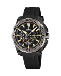 Festina Chrono Bike F20726/3 reloj hombre acero cronógrafo correa caucho negro