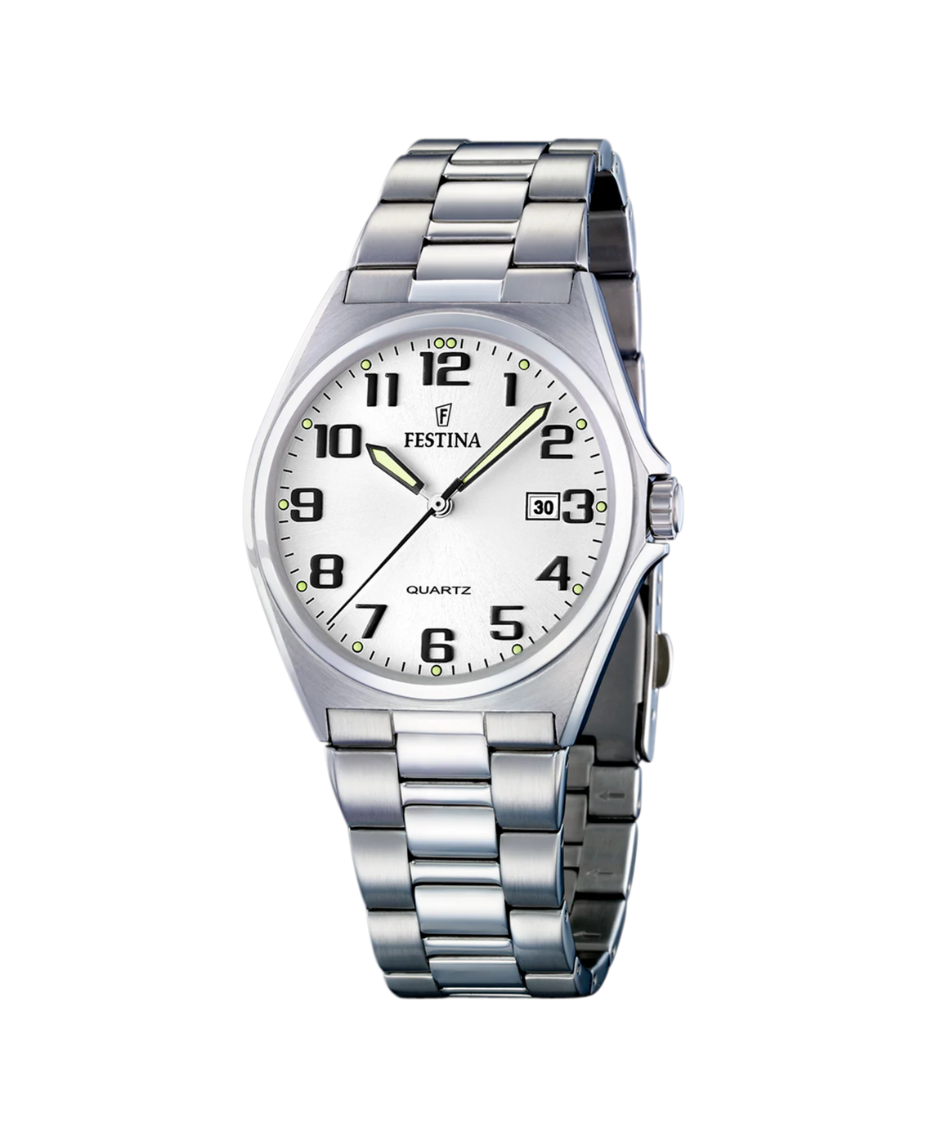 Festina Classics F16374/9 reloj hombre acero inoxidable plateado 40mm