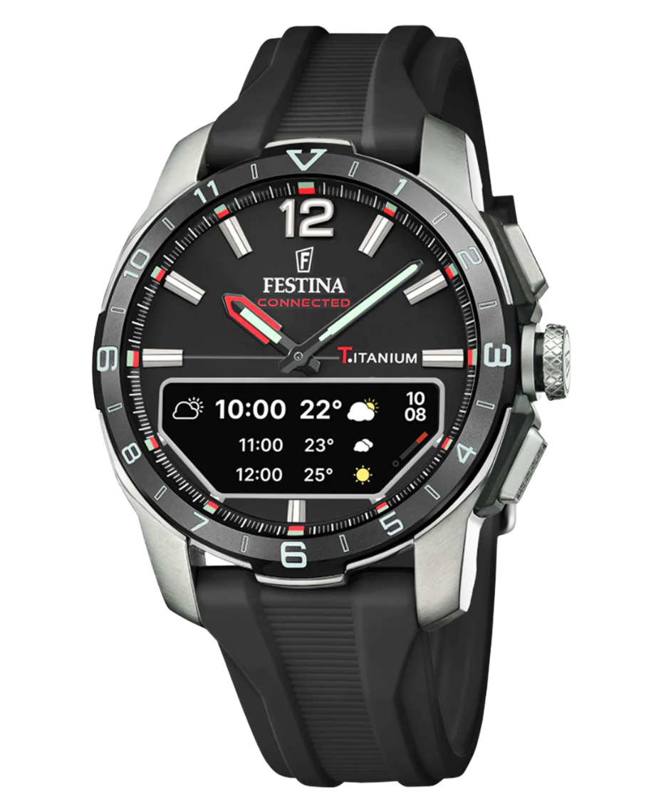 Festina Connected F23000/4 reloj hombre titanio negro smartwatch