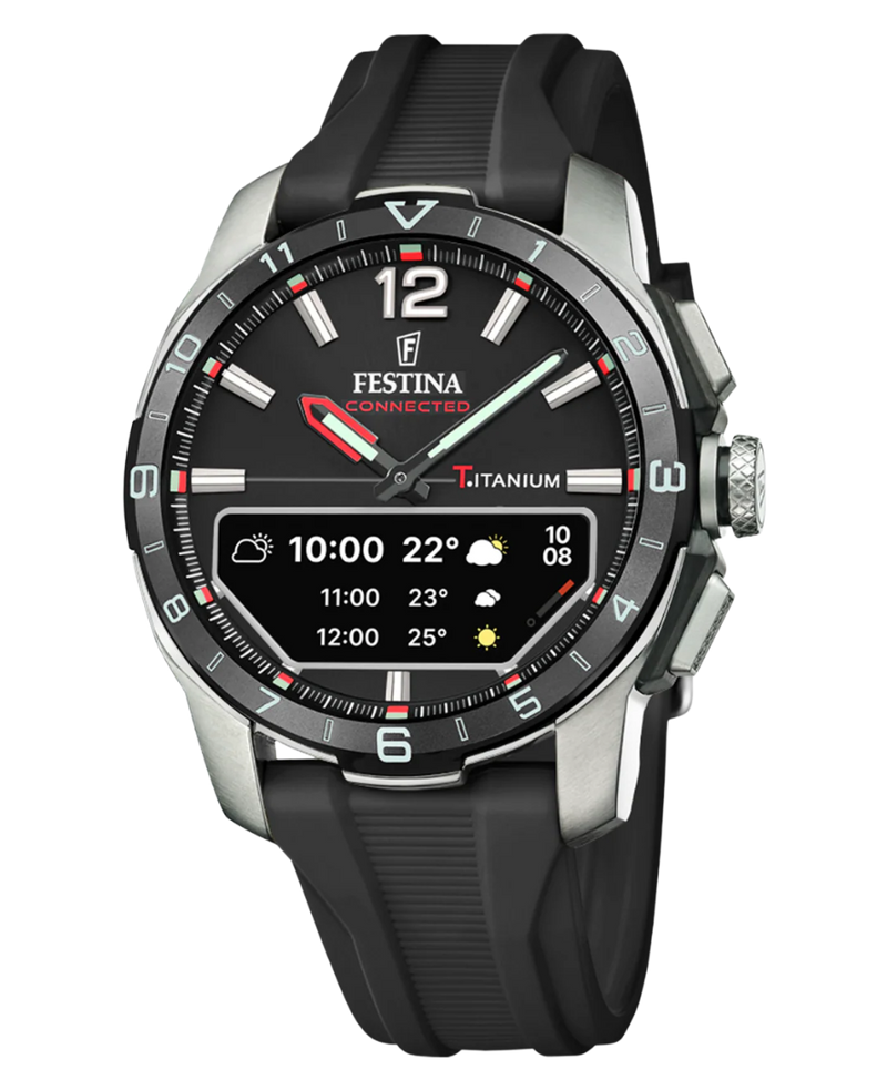Festina Connected F23000/4 reloj hombre titanio negro smartwatch