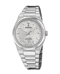 Festina Swiss Made F20051/2 reloj hombre acero esfera gris
