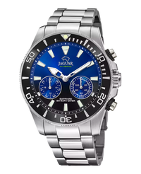 Jaguar Connected J888/6 reloj hombre smartwatch híbrido acero azul cristal zafiro