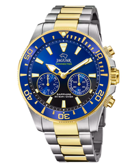 Jaguar Connected J889/6 reloj hombre acero azul híbrido inteligente