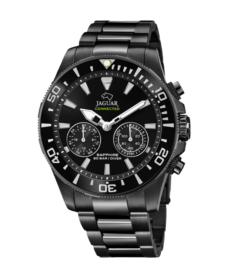 Jaguar Connected J929/1 reloj smartwatch hombre acero negro funciones inteligentes