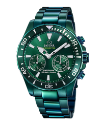 Jaguar Connected J990/1 reloj smartwatch hombre acero verde cristal zafiro