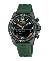 Lotus Classic 20000/2 reloj hombre smartwatch fibra carbono verde