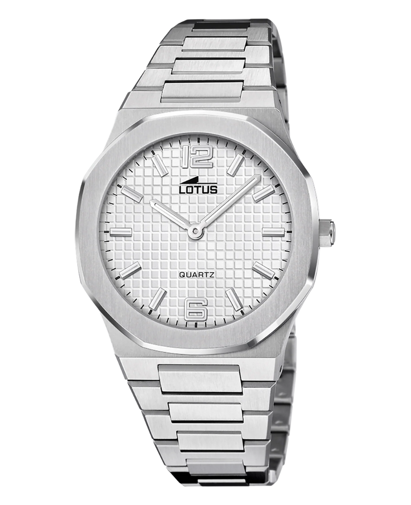 Lotus Excellent 18841/1 reloj hombre acero plateado esfera clásica