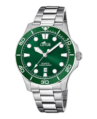 Lotus Excellent 18759/2 reloj hombre acero inoxidable esfera verde 44,5mm