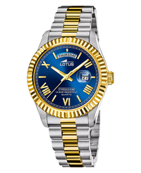Lotus Freedom 18855/2 reloj hombre acero inoxidable esfera azul pulsera armys