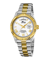 Lotus Freedom 18855/1 reloj hombre acero inoxidable esfera plateada pulsera multicolor