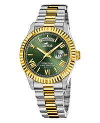 Lotus Freedom 18855/3 reloj hombre acero inoxidable esfera verde pulsera armys