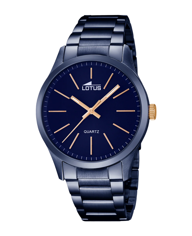 Lotus Classic 18163/2 reloj hombre acero inoxidable azul 42mm esfera azul