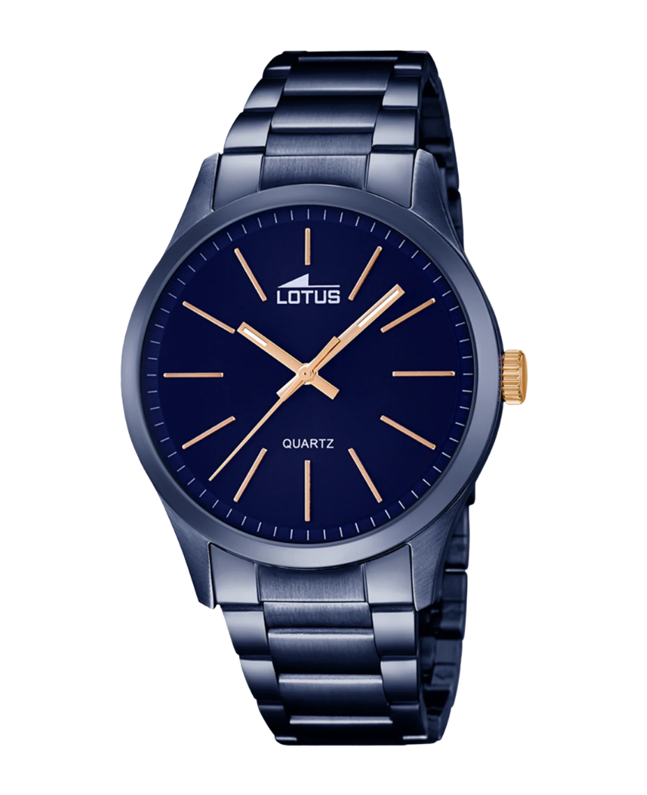 Lotus Classic 18163/2 reloj hombre acero inoxidable azul 42mm esfera azul