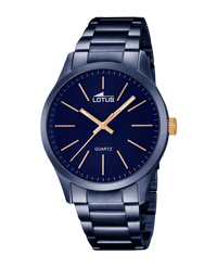 Lotus Classic 18163/2 reloj hombre acero inoxidable azul 42mm esfera azul