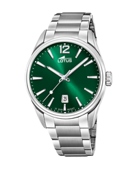 Lotus Classic 18692/4 reloj hombre acero inoxidable esfera verde pulsera armys