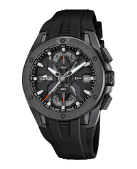 Lotus Classic Cronógrafo 18943/6 reloj hombre acero negro