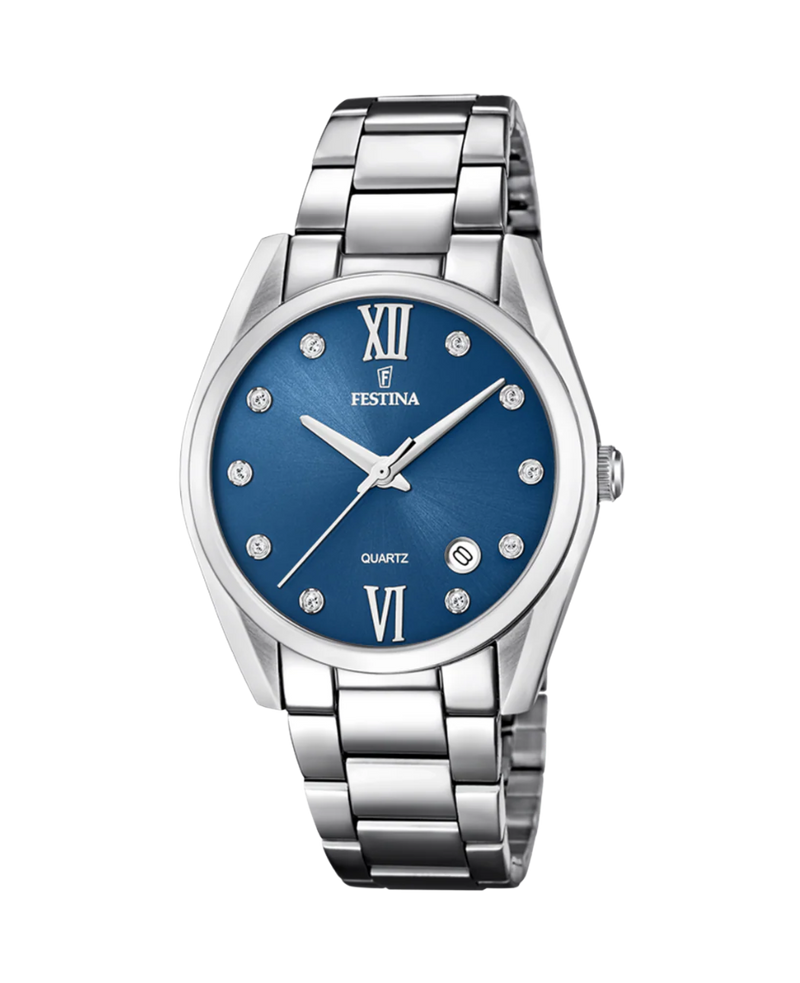 Festina Boyfriend F16790/C reloj mujer acero azul plateado