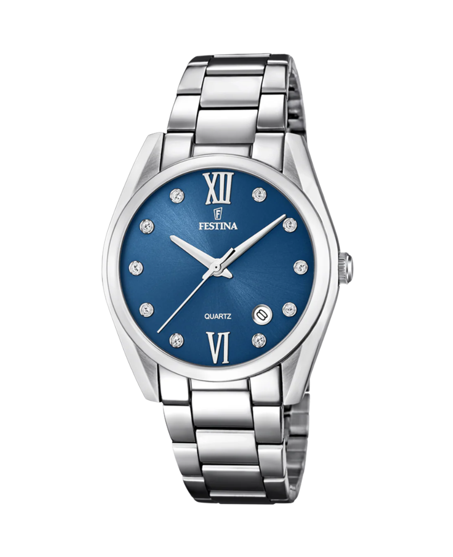 Festina Boyfriend F16790/C reloj mujer acero azul plateado