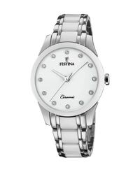 Festina F20499/1 reloj mujer acero inoxidable blanco 35mm esfera blanca