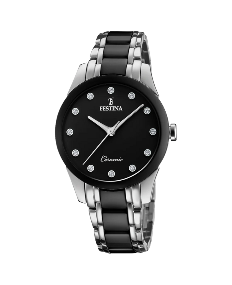 Festina F20499/3 reloj mujer acero inoxidable negro 35mm esfera negra
