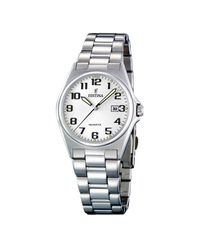 Festina Classics F16375/9 reloj mujer acero inoxidable plateado 31mm esfera plateada