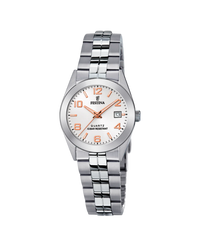 Festina Classics F20438/4 reloj mujer acero inoxidable plateado esfera plateada