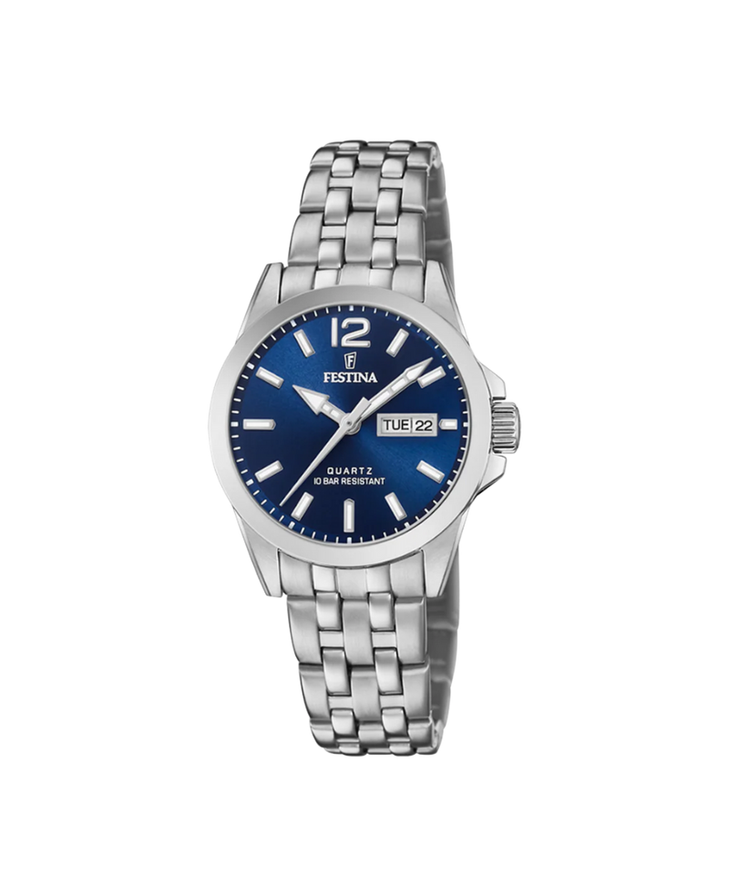Festina Classics F20455/3 reloj mujer acero azul plateado elegante