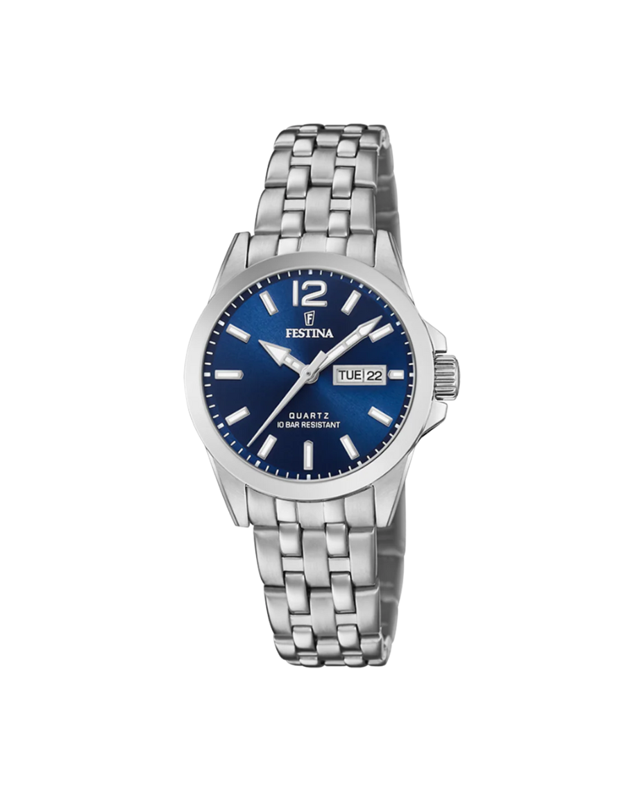 Festina Classics F20455/3 reloj mujer acero azul plateado elegante