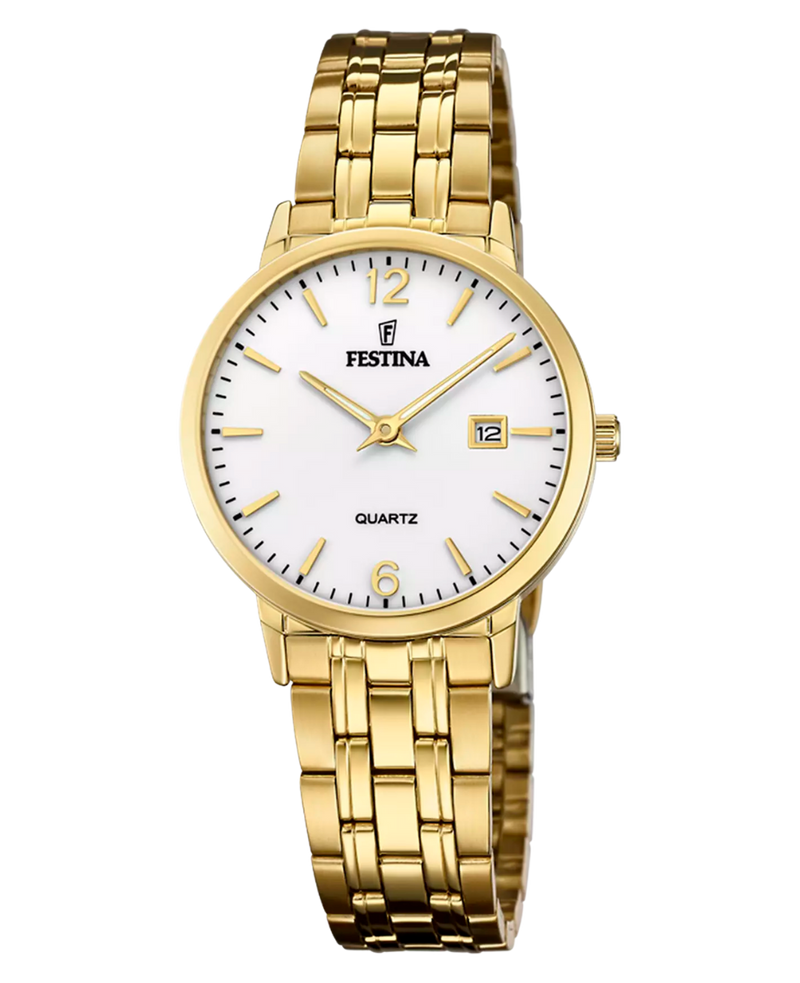 Festina Classics F20514/2 reloj mujer acero bicolor plateado dorado