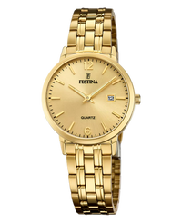 Festina Classics F20514/3 reloj mujer acero beige dorado