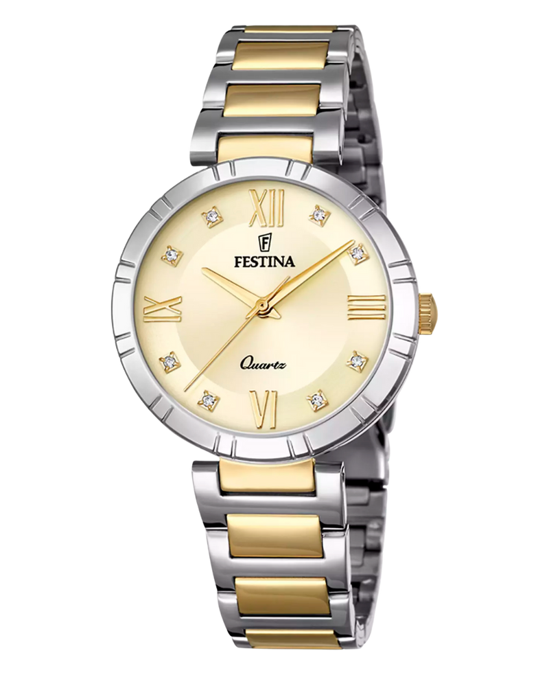 Festina Mademoiselle F16937/B reloj mujer acero dorado multicolor