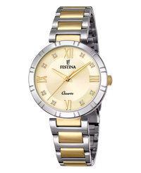 Festina Mademoiselle F16937/B reloj mujer acero dorado multicolor