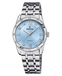 Festina Mademoiselle F16940/E reloj mujer acero azul plateado elegante deportivo