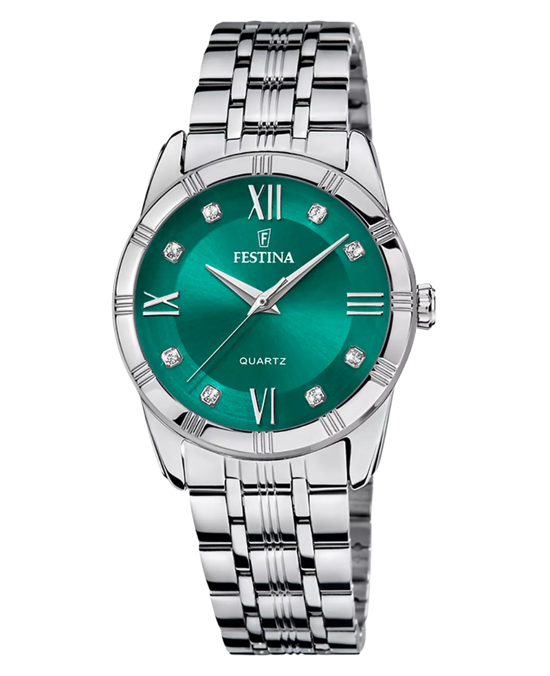 Festina Mademoiselle F16940/F reloj mujer acero esfera verde plateado