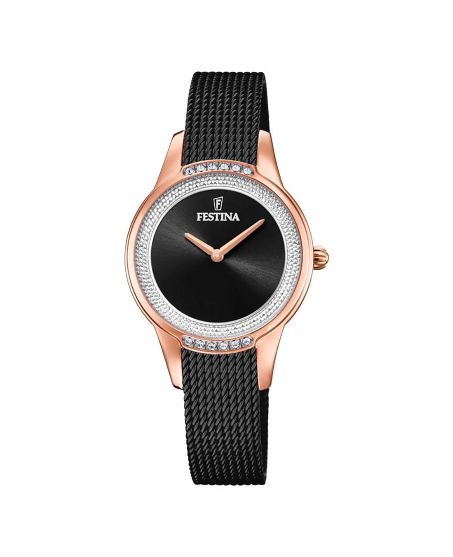Festina Mademoiselle F20496/2 reloj mujer acero inoxidable negro deportivo elegante