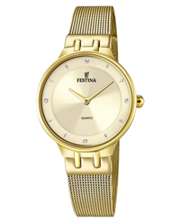 Festina Mademoiselle F20598/2 reloj mujer acero dorado beige