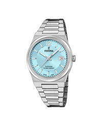 Festina Swiss Made F20035/7 reloj mujer acero inoxidable esfera azul cristal zafiro