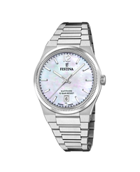 Festina Swiss Made F20052/1 reloj mujer acero inoxidable esfera beige