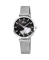 Lotus Bliss 18615/4 reloj mujer acero negro y plateado minimalista elegante