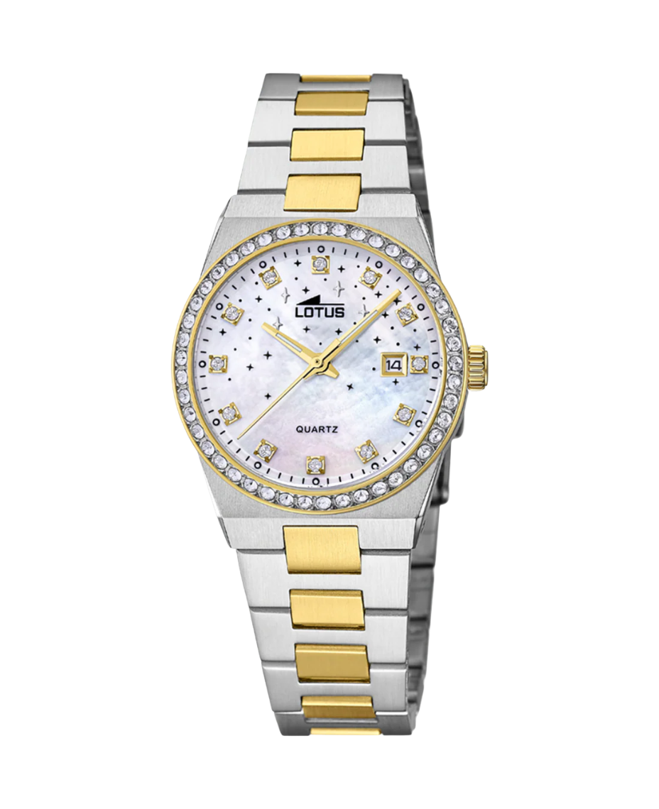 Lotus Freedom 18886/1 reloj mujer acero esfera blanca pulsera multicolor